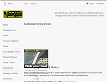 Tablet Screenshot of decalstreet.com